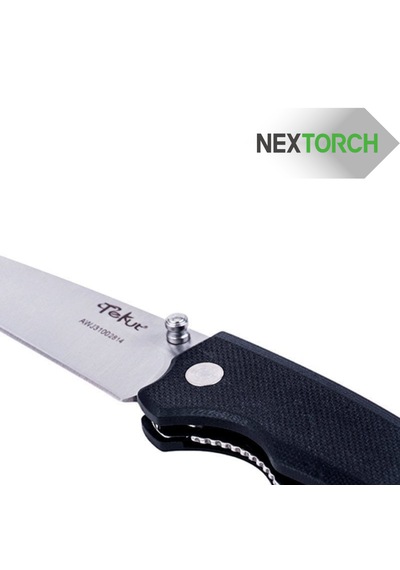 Nextorch Tekut Lk5277 Sandvik 12c27 Çelik G10 Sap Katlanabilir Cep Çakısı Siyah