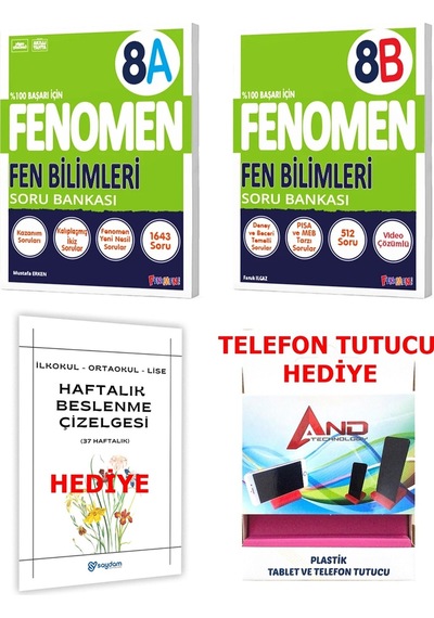 Fenomen 2025-2026 Müfredat 8 Sınıf Yeni Nesil Sorulu Fen