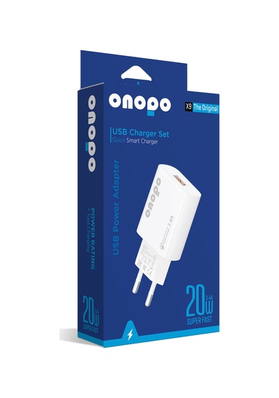 Onopo 3.4a Usb Girişli Hızlı Şarj Adaptörü - X9