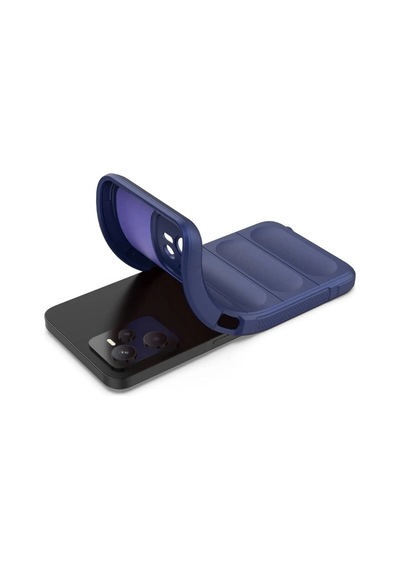 Gld-spt- Newface Realme C35 Kılıf Optimum Silikon - Lacivert