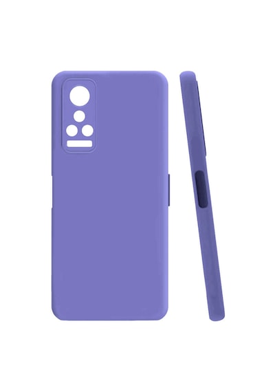 General Mobile Gm 22 Pro Kılıf Kamera Korumalı Silikon Rubber Arka Kapak Lila