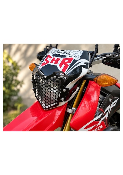 Honda Crf250l Far Koruma Demiri 2013 2020 / Crf 250 L Far Koruyucu Siyah