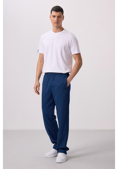 Tommylife Parlament Yüzeyi Dokulu Standart Fit Palazzo Erkek Pantolon - 82171 Parlament