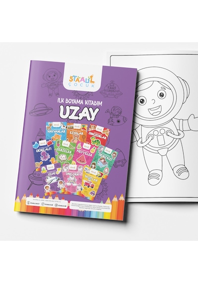 İlk Boyama Kitabım - Uzay