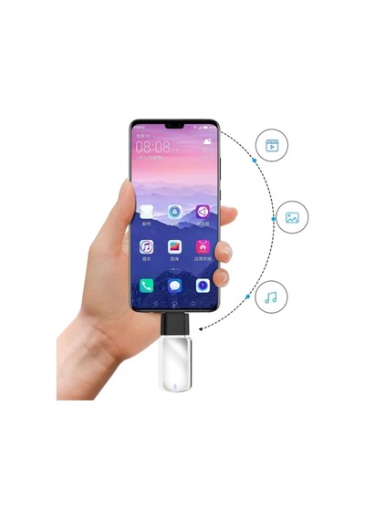 Hobibahçem 1 Adet Usb To C Adaptor Dişi Çevirici Dönüştürücü Adaptör