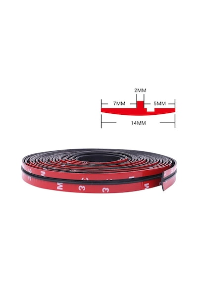 Araç Ön Arka Cam Sunroof Su Toz Geçirmez Fitil Conta 14 MM x 1 M