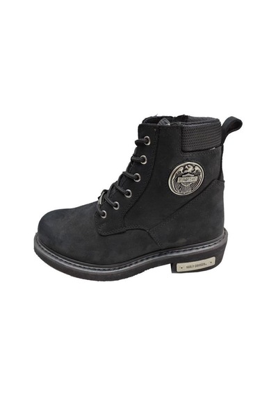 Harley Davidson Jim Hakiki Deri Unisex Bot Siyah