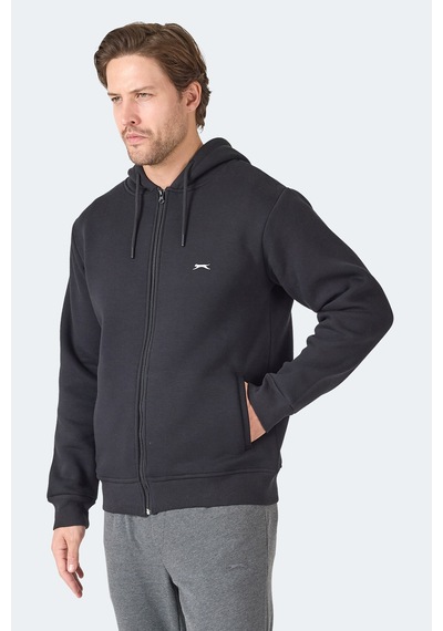 Slazenger Majestıc I Erkek Siyah Sweatshirt Siyah