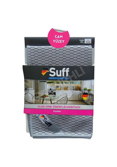 5 Adet Suff Mikrofiber Cam Yüzey Bezi Renkli
