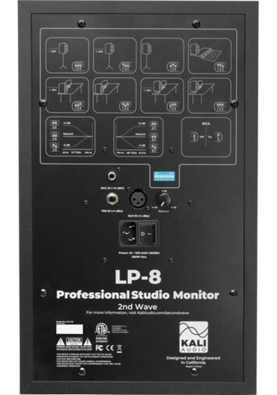 Kali Audio Lp-8 V2 8" Stüdyo Monitörü Siyah
