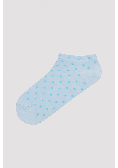 Penti Multicolor Dots 5li Patik Çorap Mavi Pembe