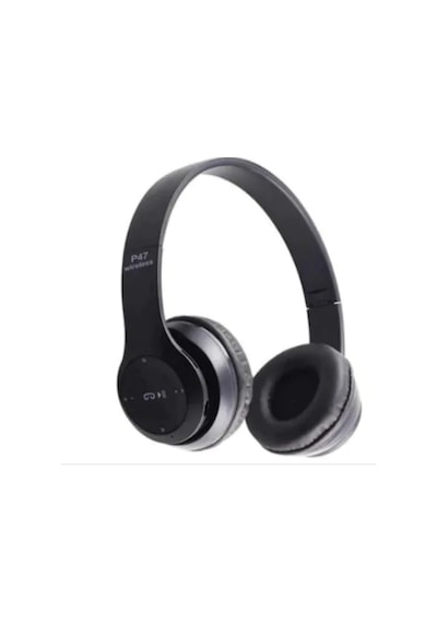 P47 Wireless Kablosuz Bluetooth Kulaklık Mp3 Güçlü Bass Mavi