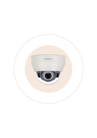Samsung Uyumlu Wisenet Hcd-7070Rp 4Mp Ahd Gece Görüşlü Dome Kamera