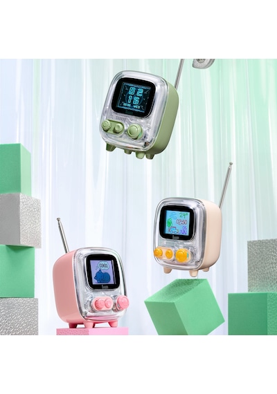 Divoom Tiivoo-2 Fm Radyolu Mini Bluetooth Hoparlör