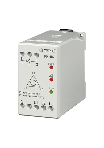 Tense Fk-04 ,3-faz+n Faz/motor Koruma Röle