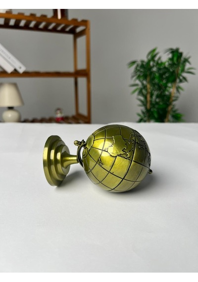 Favora Metal Dekoratif Dünya Obje Mini - Gold