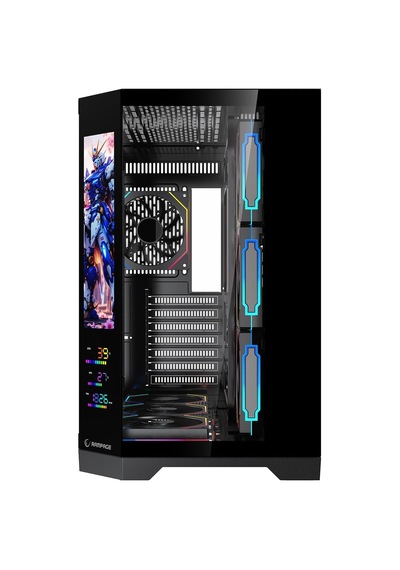 Nova V2 Mid-tower Gaming Kasa, 9,16 İnç Lcd Ekran, Argb