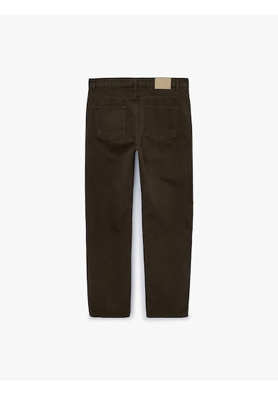 Koton Pamuklu Normal Bel Cepli Vintage Straight Fit Jean Pantolon Kahverengi 6sam40302nd Kahve Koton Pamuklu Normal Bel Cepli Vintage Straight Fit Jean Pantolon Kahverengi 6sam40302nd Kahve