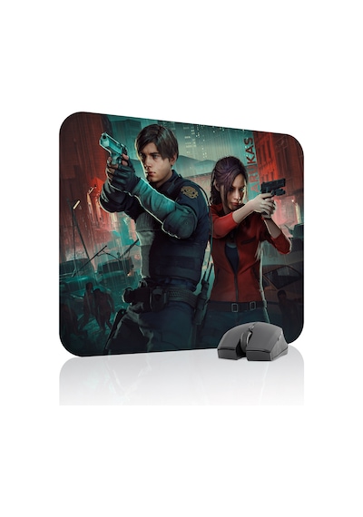 Resident Evil Kaymaz Dikişli Kauçuk Oyuncu Mousepad V2 - 48x40 Xl Gaming Mouse Pad Fare Altlığı