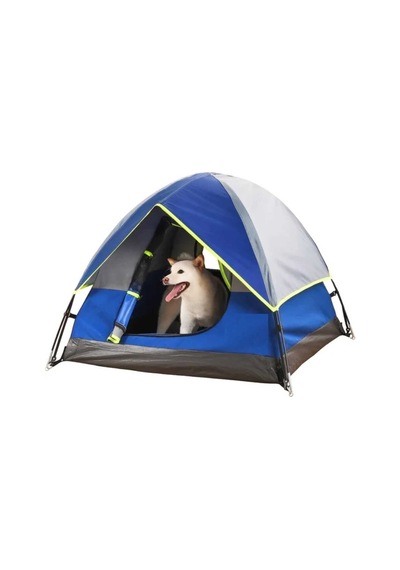 Kamptek Portatif Katlanabilir Evcil Hayvan Çadırı Büyük Boy 74x52x47 Cm Çadır Mini Çok Renkli