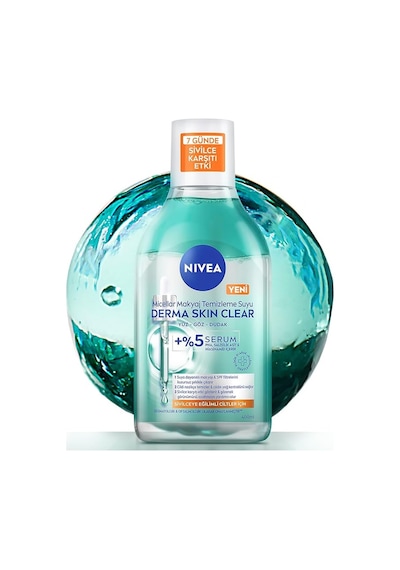 Nıvea Derma Skin Clear Micellar Makyaj Temizleme Suyu 400 Ml