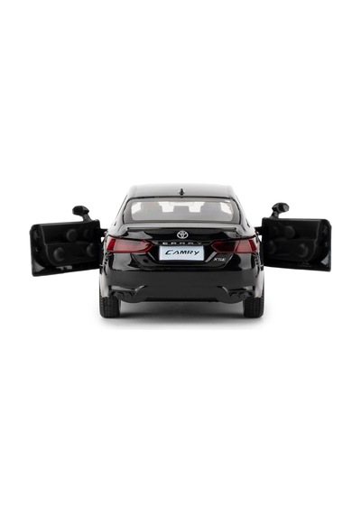 Uzak Doğu Serisi Toyota Camry Siyah Açılır Kapılar Diecast Çek Bırak Metal Model Araba 11 Cm 1:32