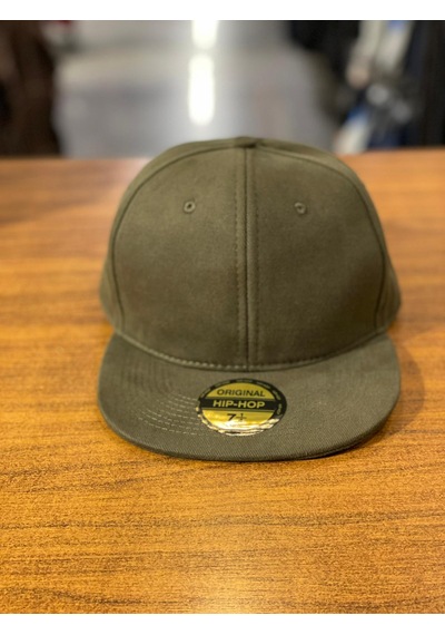 Hamze Hip Hop Snapback Rapper Basic Gabardin Cap Şapka Haki