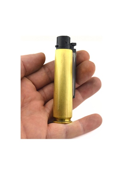 50 Cal. Kovan Gazlı Çakmak - Ahşap Kutulu Sarı