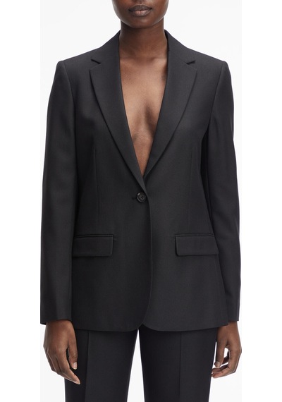Calvin Klein Essentıal Taılored B Kadın Siyah Blazer