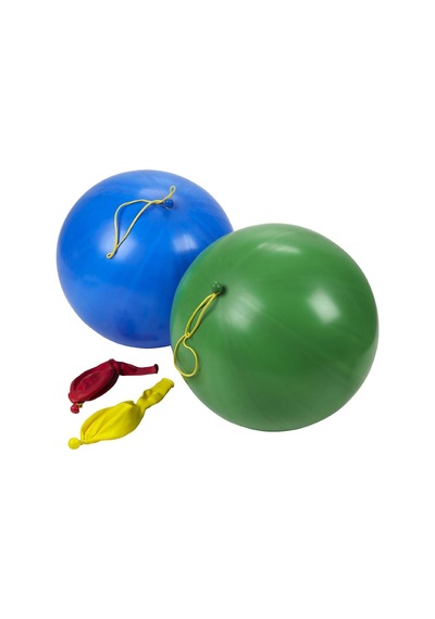 İpli Balon Punch Balon Stres Balonu Lastikli Balon 3 Lü