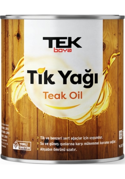 Tek Tik Yağı Teak Oil 0,75 Lt