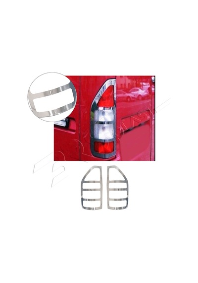 Mercedes Sprinter W901 Uyumlu Stop Çerçevesi 2 Parça Abs Krom Kaplama