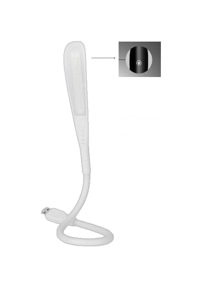 Usb Bağlantılı Dokunmatikli Led Kitap Okuma Masa Lambası Beyaz