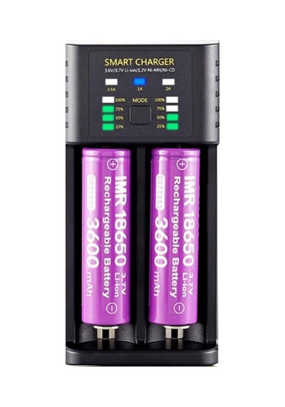 Ayrex Greentech Akıllı Pil Şarj Cihazı Lityum Iyon + Ni Mh + Ni Cd Piller/gt-bc06