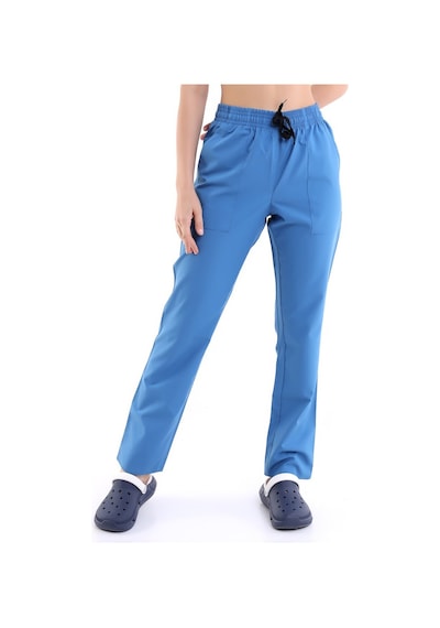 Alpaka Pantolon Bel Lastikli - 36 Saü Mavi-7092