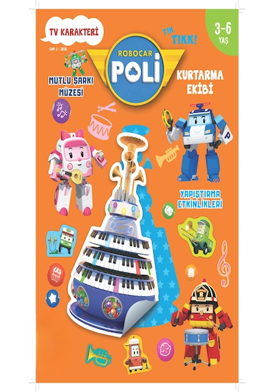 Robocar Poli Abonelik Yılda 4 Sayı