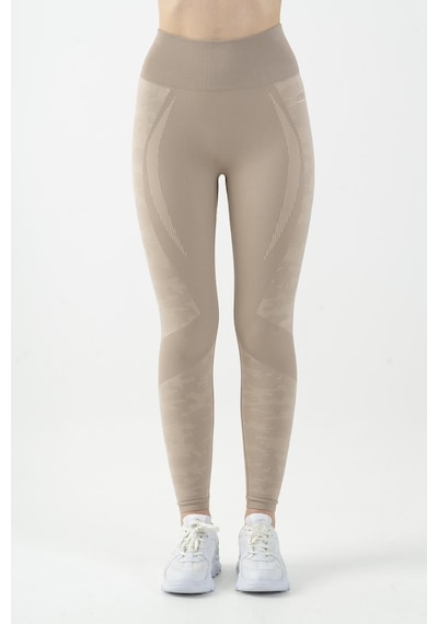 Maraton Active Slimfit Kadın Fitness Açık Vizon Tayt 812081-açık Vizon