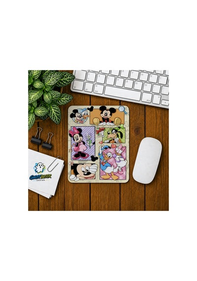 Disney Karakterleri Baskılı Oyuncu Mousepad 060
