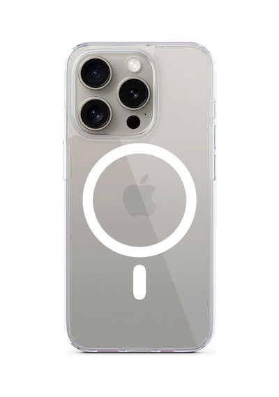 Epico Apple iPhone Uyumlu  15 Pro Mag+ Hero Kılıf Transparent Şeffaf
