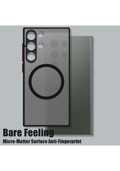 Galaxy S22 Ultra Kılıf Magsafe Özellikli Kamera Korumalı Soft