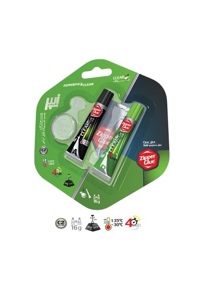 Zipper Glue İran Malı Çift Karışımlı Yapıştırıcı 16 Gr Şeffaf N11.2216