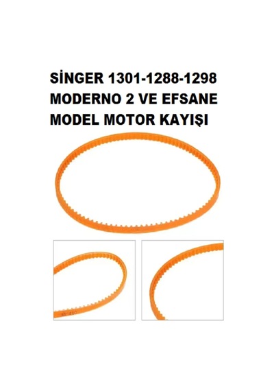 Singer 1301-1288-1298-moderno 2 Ve Efsane Model Dikiş Makine Motor Kayışı