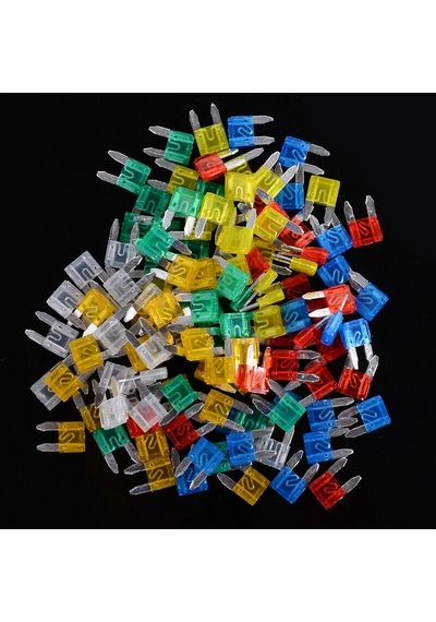 Mini Bıçak Sigorta 100 Adet Karışık 7.5 10 15 20 25 30 Amper N11.880