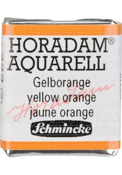 Schmincke Horadam Aquarell Artist Sulu Boya Yellow Orange Yarım Tablet