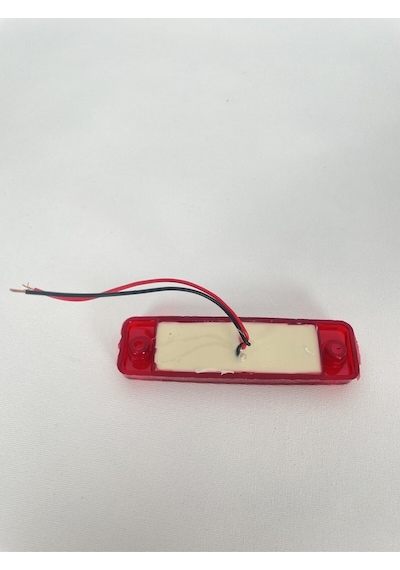 Ahmet Otomotiv 16 Ledli Mercekli Kırmızı Led Lamba 12v-24v