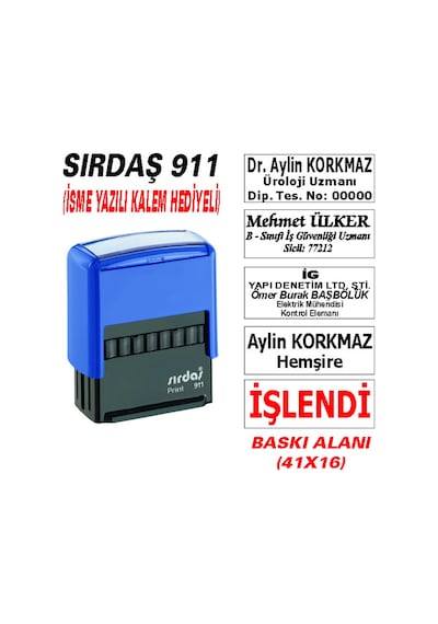 İşyeri - Doktor -avukat -öğretmen - İşyeri Kaşesi N11.17517