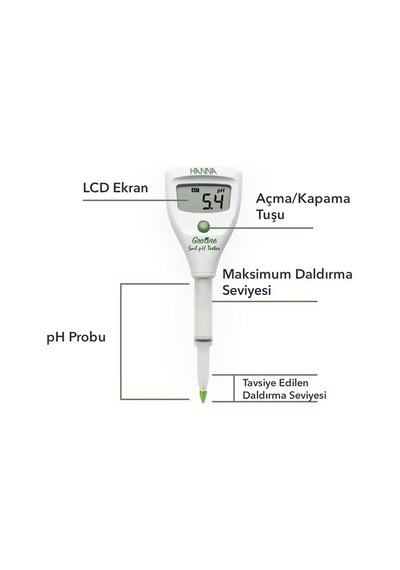 Hanna Hı 981030 Groline Toprak Ph Test Cihazı