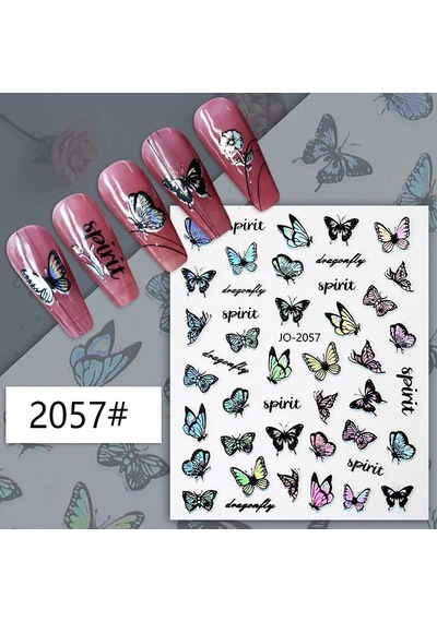 Adanil Hologram Kelebek Spirit Sticker J0-2057