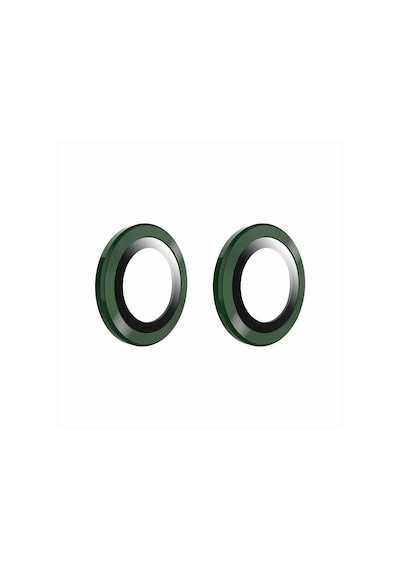Go Des Apple Uyumlu iPhone 14 Plus Go Des Eagle Kamera Lens Koruyucu ZORE-273691 Koyu Yeşil