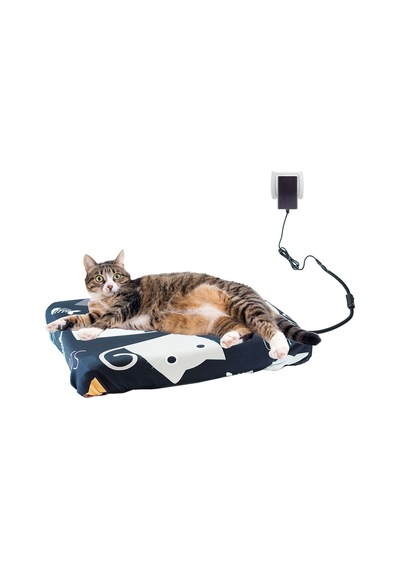 Kedi Minderi Isıtmalı Model 45x45cm 16v Adaptörlü Su Geçirmez